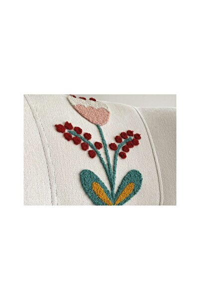 Normod Lilien Punch İşlemeli Berjer