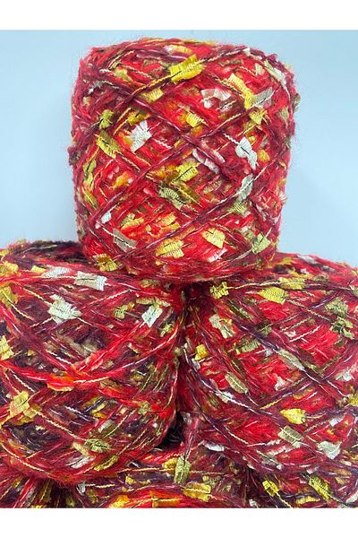 göçer Moher Acrylic Design Visual Net with Black, Red and Butterfly 750 g