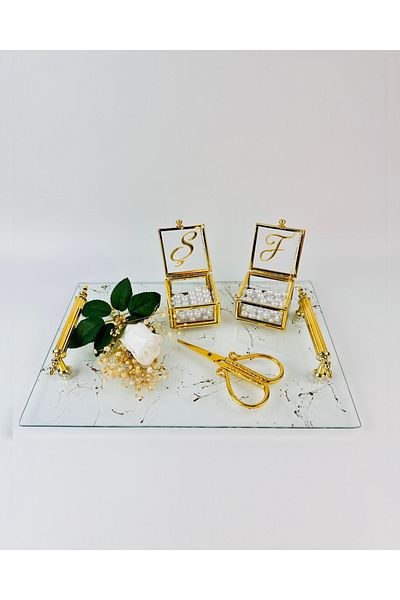 CyzHome Fidelity Transparent Patterned Promise Tray