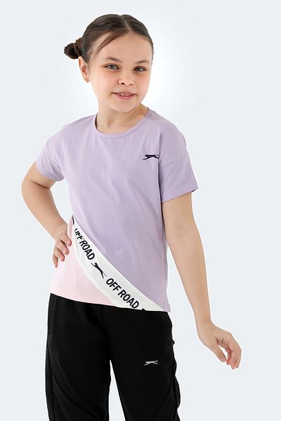Slazenger Tricou pentru fetiță Pına liliac