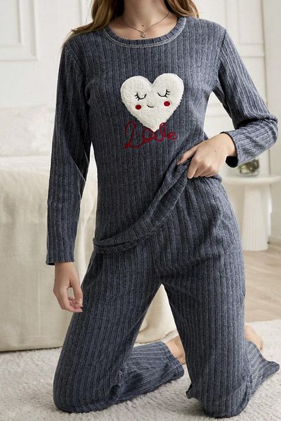 DPARİS Youth Printed Interlock Pajama Set