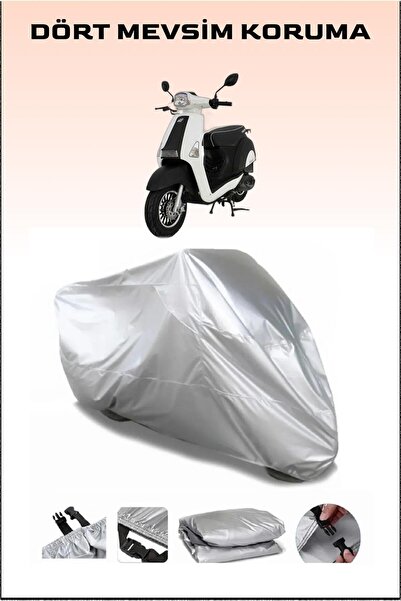 Breen ماركة مونديال 50 ريفيفال رمادية مقاومة للماء للدراجات النارية