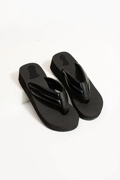 akix Σόλα Πλατφόρμας (4,5 CM) Σαγιονάρα Αδιάβροχη Αδιάβροχη Πισίνα Παραλία και Καθημερινές Παντόφλες