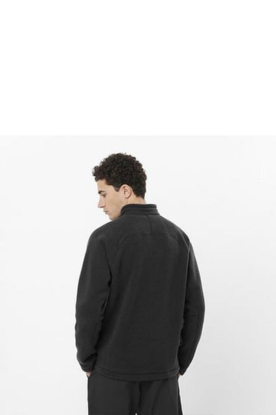 Salomon C22838 Chroma Fleece Pullov Hz Ανδρικό Fleece - Μαύρο