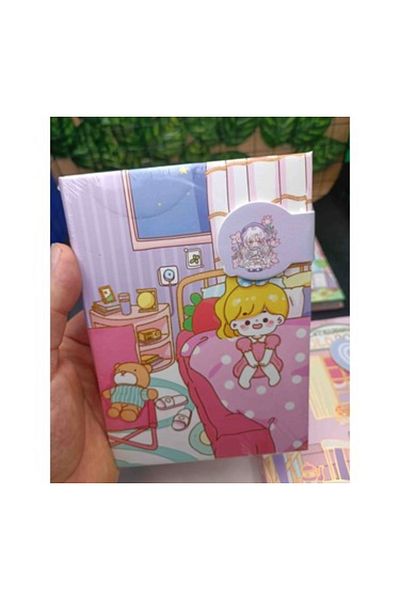 Happy Toys Little Girl 3D Embroidered Stylish Luxury Notebooks
