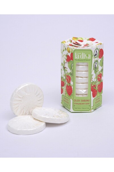 La Diva Aç Yıka Paket Çilekli Sabun 10 X 15 G