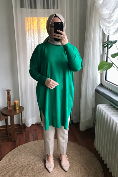 Sapha تونيك بينيتون تريكو أخضر نسائي