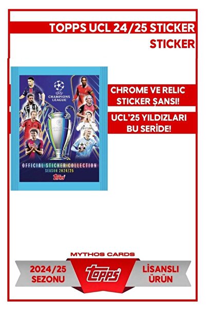 Topps 2025 Uefa Champions League Sticker - Package
