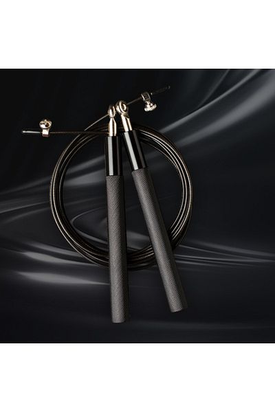 Choice Black Steel Wire Skipping Rope Fitness Sports Equipment Bearings Skipping Rope Middle School Student