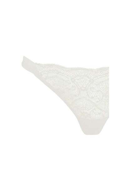 ERDEM İÇ GİYİM Weweus Ekru Дانتлі Танга Кюлот 2327