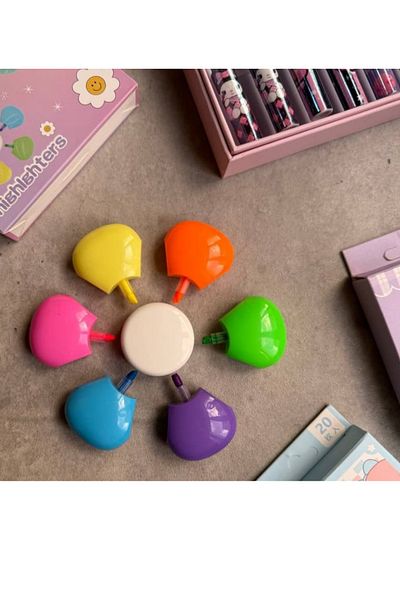 NaSaDAN Daisy Shaped Highlighter with 6 Colors