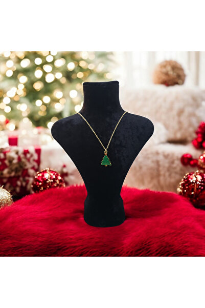 BS JEWELRY Christmas Tree Figure Necklace
