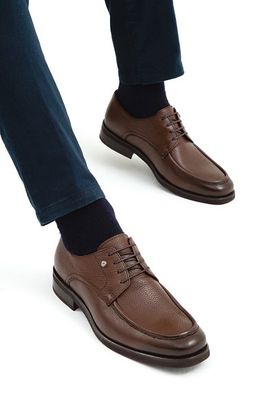 Tamer Tanca Klassische Herrenschuhe aus echtem Leder - 01 2202 Erk Ayk Sk22/23