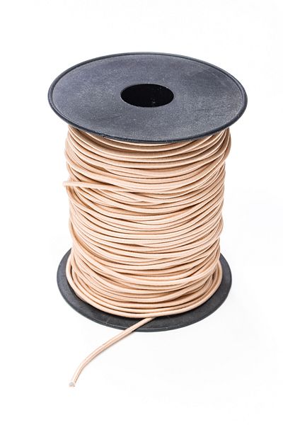 Dokumarkt 2 mm Round Rubber Rope - Rubber Cord - Accessory Tire - 10 Meters
