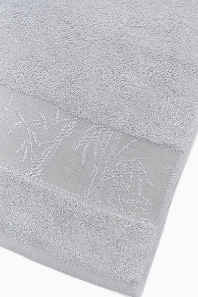 FAVORA Πετσέτα προσώπου Nurpak Bamboo 50x90 - Γκρι
