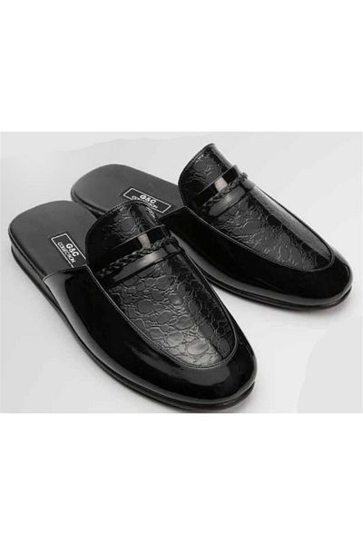 GC Black Men's House Slippers - 365 Designs