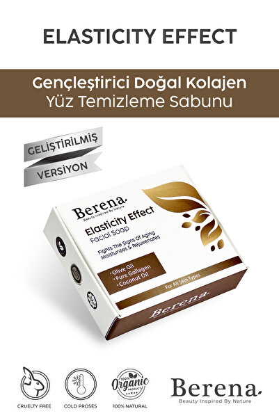 BERENA Cildin esnekliğini ve canlılğını koruyan doğal kolajen sabunu ince çiz...