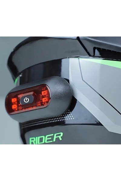 HK MOTORS Kask Arkası Uyarı Led Işığı - Kask Ledi - Gece Kask Ledi