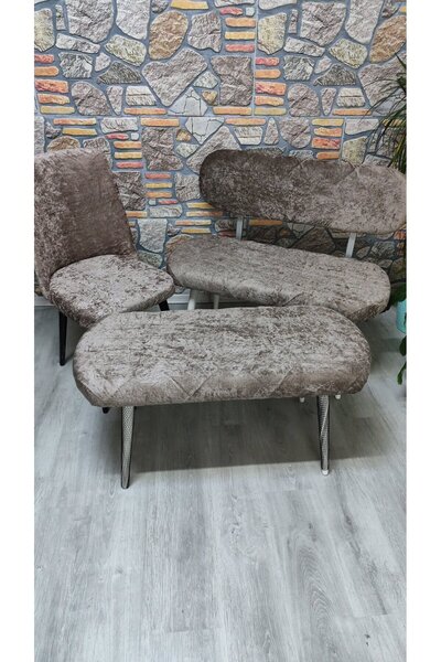 COVER TEKSTİL BENCH PUF KILIFI TAKIMI