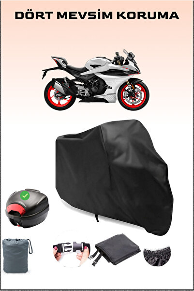 Breen Siyah Cf Moto 450sr Motosiklet Brandası Arka Çanta Uyumlu