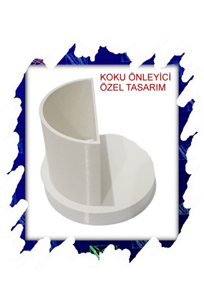 MKS Koku Önleyici Yer Süzgeci Kapağı Özel Tasarım Gider Süzgeci Beyaz