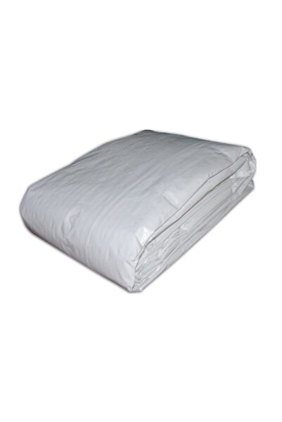DİWWA 3x5 Metre 140 gr Kalın Beyaz Su Geçirmez Pullu Çadır Branda Tente Yağmurluk Gölgelik