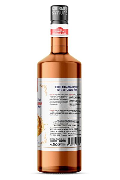 Nish Coffee Nish Toffee Nut Aromalı Şurup 700 ML - Pet Şişe