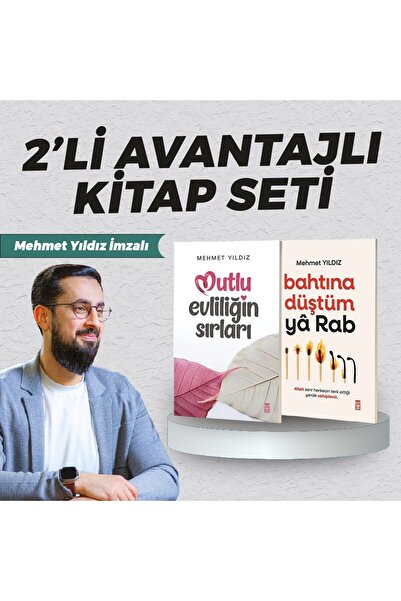 Timaş Yayınları Mehmet Yıldız İmzalı 2'li Kitap Seti Mutlu Evliliğin Sırları ...