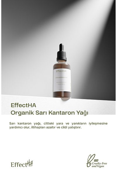 EffectHA Organic St. John's Wort Oil 100% Pure Natural and Additive Free Essential Oil 50ml