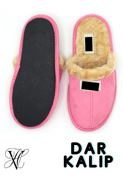 Vwear شبشب حزمة منزلي مبطن دافئ وناعم للجنسين