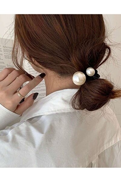 Monalisa Kadın Trend İncili Lastik Toka 10’lu