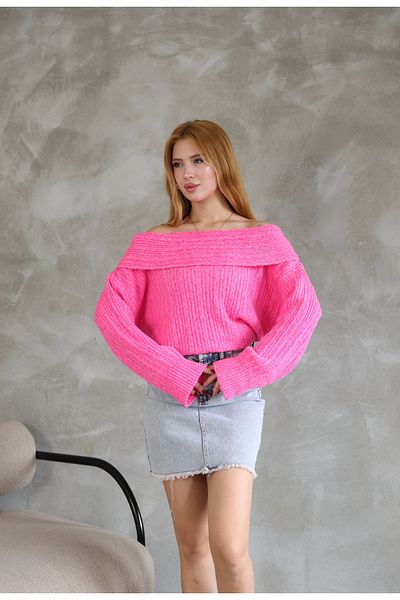 tofan Pulover oversize cu guler Madonna