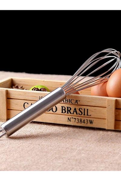 Vetrilexhome Stainless 2-Piece *21+25 Cm Whisk Egg Yogurt Whisk