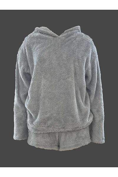 leyla sanat sanata yeni bir bakış açısı Women's Long Sleeve Meow Cat Embroidered Hooded Plush Sweat and S