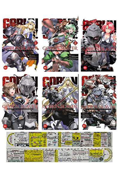 Kurukafa Yayınevi Goblin Slayer 6 Cilt Manga Seti + Mat. Öğreten Cetvel