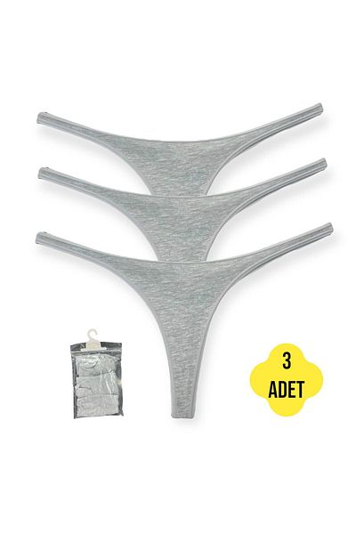 MİSSEMMA Women's Tanga 3 Pieces