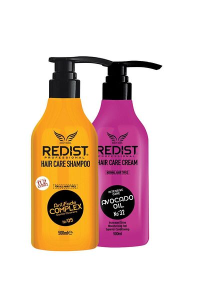 Redist 500 ml Salt-Free Hair Care Shampoo and Conditioner - 2 Pack in 1