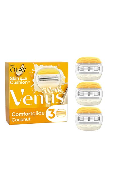 Gillette Venus Comfortglide Olay Women's Shaver 3-Piece Replacement Head