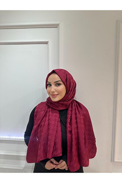 ŞİNKESK SCRAMBLES PATTERN SILKY JACQUARD SHAL