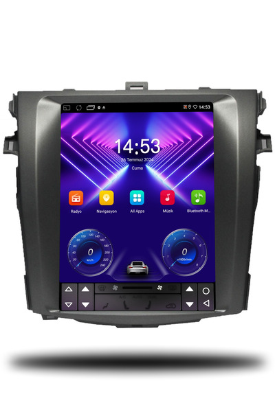 smartgo Toyota Corolla Tesla 2007-2011 4K OLED Android Carplay Multimedya Sistemi