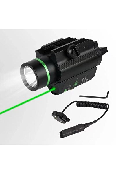 Bosile Lazerli Tüfek Feneri Kırmızı Ayarlanabilir Kablolu 300 lümen