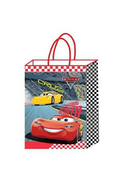Cars Büküm Saplı Çanta 18x24cm 12'li