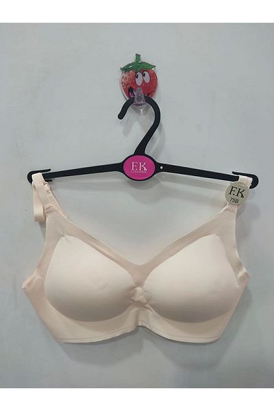 F.K FK Laser Cut Χωρίς Underwire Σφουγγάρι Σολομός Σουτιέν Αφαιρούμενο Agraf - 1241