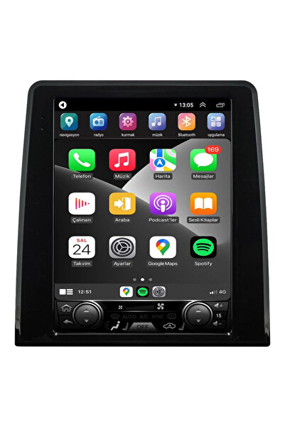 smartgo Renault Clio 5 Tesla 2022-2023 4K OLED Android Carplay Multimedya Sistemi