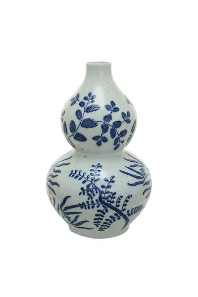 Warm Design Ceramic Vase - Hand-Painted Design