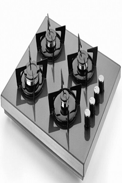 Eminçelik Ec-sü 1240 Gg60 Set Üstü Gri Cam Ocak (TEZGAHÜSTÜ) Sancak Alimer