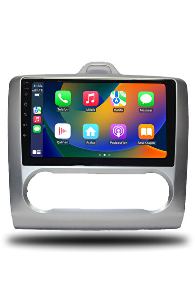 smartgo Ford Focus 2 2007-2011 Dijital Klima 8+128 GB 4K OLED Andorid Multimedya