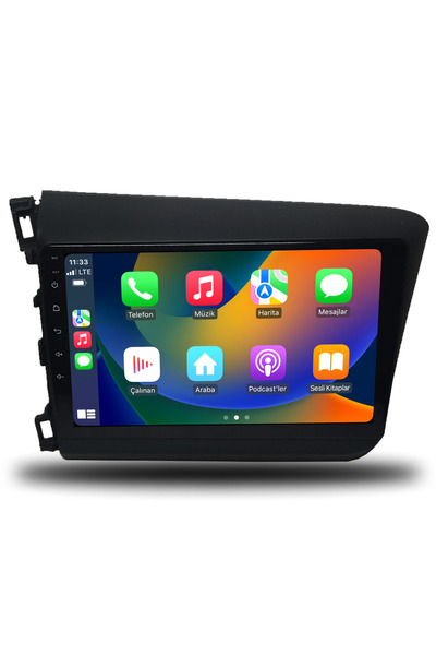 smartgo Honda Civic FB7 2012-2015 8+128 GB 4K OLED Android Multimedya Sistemi