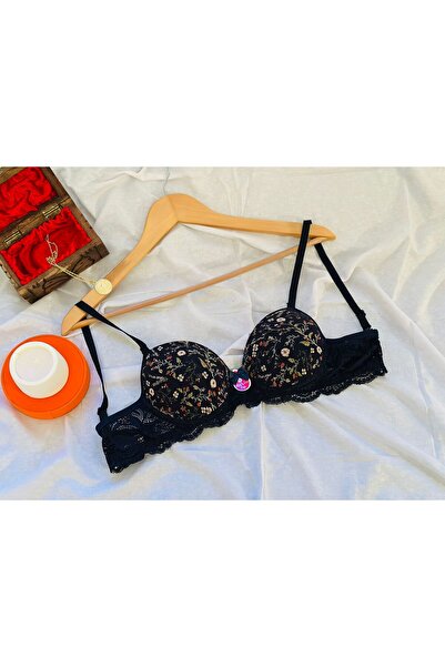 ECEM YILDIZ DESTEKSİZ TÜLLÜ SÜTYEN