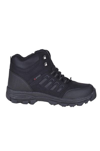 XStep Χειμερινές ανδρικές μπότες X-step X6 Black Thermal Shearling